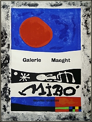 Joan Miro: Galerie Maeght 1953 Oeuvres rcentes, Original-Lithographie - Mourlot Plakate, Ausstellungsplakate