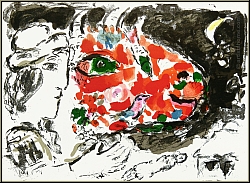 Marc Chagall: 'Nach dem Winter' (Aprs l'hiver) 1972, Original-Lithographie, Frhling - Werke | Originaldrucke