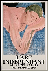 Henri Matisse: Ausstellungsplakat 'Le Rve' L'art indpendant 1937, Petit Palais - Mourlot | Lithographien