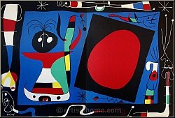 Joan Miro: Femme au miroir, Frau im Spiegel, 1956 Original-Lithographie - Werke | Lithographien | Drucke