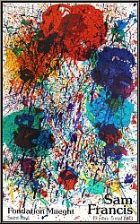 Sam Francis: Fondation Maeght 1983 Original-Lithographie, Ausstellungsplakat - Knstlerplakate | Poster Arte