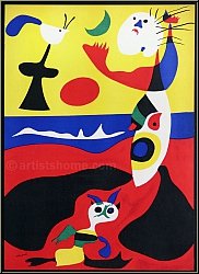 Joan Miro: 'Der Sommer' (L't), 1938, Original-Lithographie, Mourlot - Werke | Originale | Lithographien