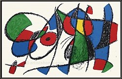 Joan Miro: Schlafender Lwe, 1975, Original Lithographie VIII