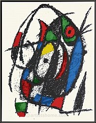 Joan Miro: Grashpfer, 1975, Original Lithographie IV