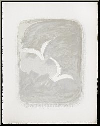 Georges Braque: Original-Lithographie 'Descente aux enfers' Abstieg zur Hlle, 1961 - Werke | Originale