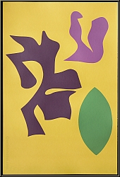 Hans (Jean) Arp: Original-Holzschnitt 'Das Unbehagen in der Kunst', 1965, Documenta Geigy - Bilder, Werke