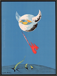 Andr Masson: 'Der Mond' The Moon, Lune, 1938, Original-Lithographie fr das Kunstmagazin Verve - Surrealismus