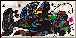 Joan Miro: 'Iran' 1974, Original-Farblithographie, Tausendundeine Nacht - Bilder, Werke, Drucke, Originale