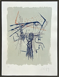 Wifredo Lam: Original-Lithographie 'Les affinits ambigues' 1963 signiert, Wesensverwandtschaften - Bilder