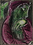 Marc Chagall: Hiob in der Verzweiflung, Verve Bilder zur Bibel, 1960