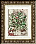 Marc Chagall: 'Paradies' Adam und Eva, Baum der Erkenntnis, Bilder zur Bibel 1960 | Lithographien, Druckgrafik