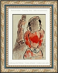 Marc Chagall: Tamar, die Schwiegertochter des Juda, 1960, Original-Lithographie Bilder zur Bibel | Druckgrafik