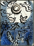 Marc Chagall: Schpfung, Original Lithographie Bilder zur Bibel, 1960