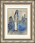 Marc Chagall: Esther, 1960, Original-Lithographie fr Bilder zur Bibel, eine mutige, schne Frau und Knigin