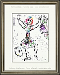 Marc Chagall: 'Die Jongleurin' La Jongleuse, 1960 Original Steindruck - Lithographien | Druckgrafik | Werke