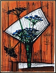 Bernard Buffet: Les ombelles 1972 Original-Lithographie Arches Mourlot