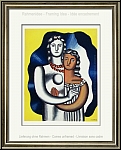 Fernand Lger: Zwei Liebende 'Les deux figures' 1955, Farblithographie - Lithographien | Werke | Drucke