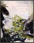 Zao Wou-Ki: Original-Lithographie, Paysage (Landschaft) Mourlot 1971