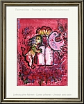 Marc Chagall: Jerusalem Glasmalereien, Lwe Judas mit den Gesetzestafeln, Original-Lithographie 1962 | Werke