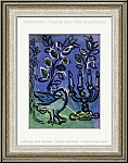 Marc Chagall: Der Kerzenleuchter (Le chandelier) 1962 Original-Lithographie Jerusalem Fenster | Originaldrucke