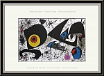 Joan Miro: 'Hommage  Miro' 1972, Original-Farblithographie, Komposition mit groem Auge - Werke | Drucke