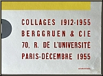 Hans (Jean) Arp: 'Collages 1912 - 1955' Berggruen & Cie., Lithographie Mourlot - Original Ausstellungsplakate