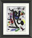 Joan Miro: Das Schmetterlingsmdchen, Original-Lithographie 1971 - Kunst | Werke | Druckgrafik - Rahmenidee