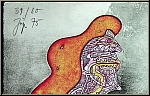 Bernhard Jger: 'Frankfurter Umzug' 1975, Lithographie signiert nummeriert, Rntgenbilder - Bilder | Originale