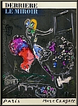 Marc Chagall: Nacht in Paris, Derriere le miroir 66-67-68 Lithographie