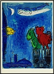 Marc Chagall: Die Scheusale von Notre-Dame 1954, Original-Lithographie