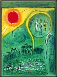 Marc Chagall: Le Carrousel du Louvre, Paris 1954 Original-Lithographie