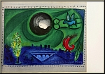 Marc Chagall: Quai de Bercy, 1954, Original-Lithographie fr den Paris-Zyklus - Derriere le miroir | Originale