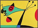 Joan Miro: Die Pfauenfeder, 1956, Original-Lithographie (Mourlot)