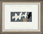 Georges Braque: Quatre oiseaux, Vier Vgel, 1959, Farblithographie im Stein signiert - Bilder | Rahmenidee