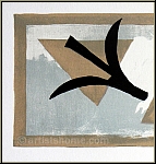 Georges Braque: Lithographie 'Les Martinets' Mauersegler 1959, 2 Vgel, Lithographie - Bilder | Werke | Detail