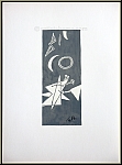 Georges Braque: Ciel gris II, Grauer Himmel, 1959, Farblithographie