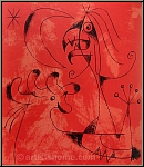 Joan Miro: Der Zauberer, 1956, Original-Lithographie, Mond und Stern