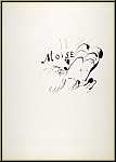 Marc Chagall: Moses - Gesetzestafeln, 1956, Lithographie, SONDERPREIS