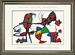 Joan Miro: Delphin und Papagei, 1975, Original Lithographie X