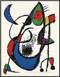 Joan Miro: Mondmuschen, 1975, Original Lithographie XI