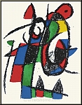 Joan Miro: Trauriger Esel, 1975, Original Lithographie II