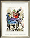 Marc Chagall: 'La vache bleue' Die blaue Kuh von 1967, Zirkus, Paris - Lithographien Mourlot | Originaldrucke