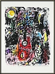 Chagall: Seltene Original-Lithographie mit dem Baum Jesus Christus' ber Paris - Lithographien | Druckgrafik