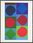 Victor Vasarely: Geometrische Komposition 