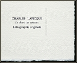 Charles Lapicque: Lithographie Gesang der Vgel, Le chant des oiseaux, 1972 Souvenirs et portraits d'artistes