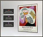 Henri Matisse: Plakat Aix-en-Provence 1960, Lithographie La Dormeuse - Bilder Kunst Ausstellungsplakat Mourlot