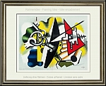 Fernand Leger: Stillleben mit Schlssel (Nature morte aux clefs) 1955 - Mourlot Lithographien | Werke | Drucke