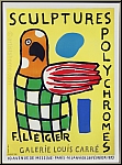 Fernand Lger: Plakat Sculptures polychromes, Galerie Louis Carr 1953