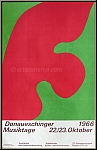 Hans (Jean) Arp: Donaueschinger Musiktage 1966, Plakat Lithographie