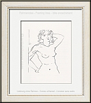 Andr Derain: Original-Lithographie 'Buste de femme' Aktzeichnung, Frauenakt 1950 / 1972, Mourlot - Werke